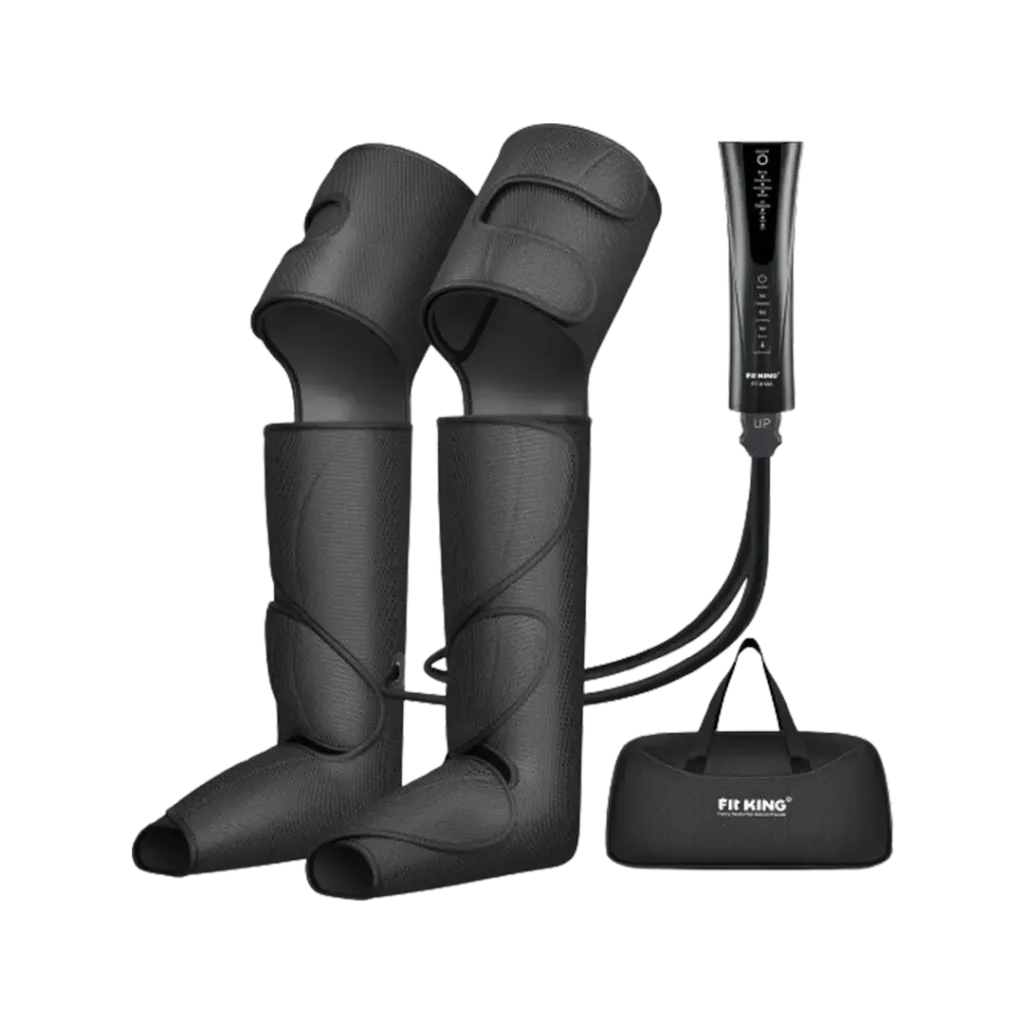 FIT KING presents a sophisticated leg air massager, engineered to enhance blood circulation and alleviate discomfort through its gentle compression technology.