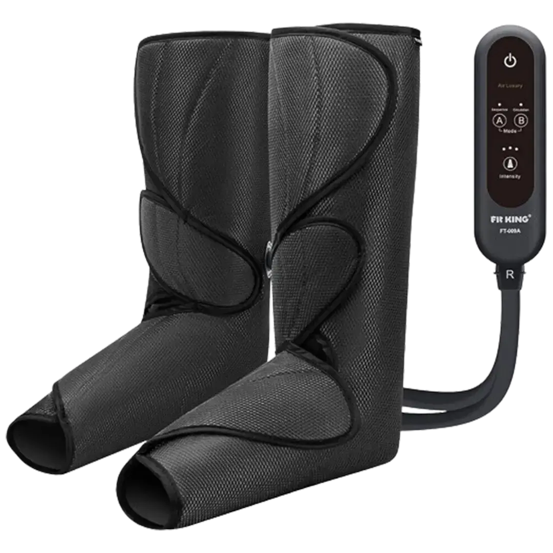 Ranked as one of the best, the FIT KING Leg Air Massager targets critical areas to stimulate circulation and provide relief with its adjustable settings.