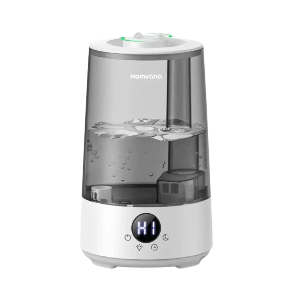Homvana Humidifiers are the top choice for managing nosebleeds, delivering consistent moisture in a sleek design.