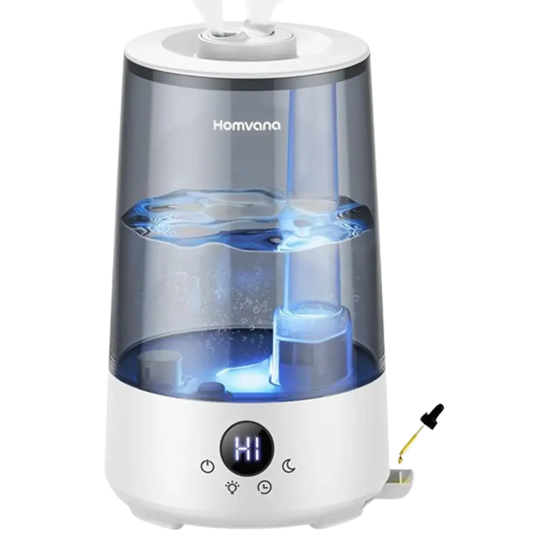 Homvana humidifiers, with their modern aesthetics, provide excellent humidity control to help prevent nosebleeds.