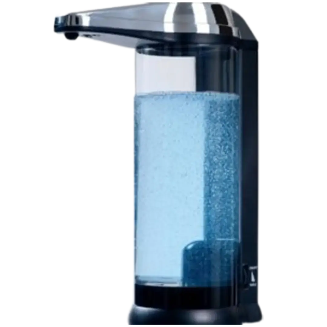 The Secura automatic soap dispenser, one of the best-rated for its reliability and elegant silver finish.