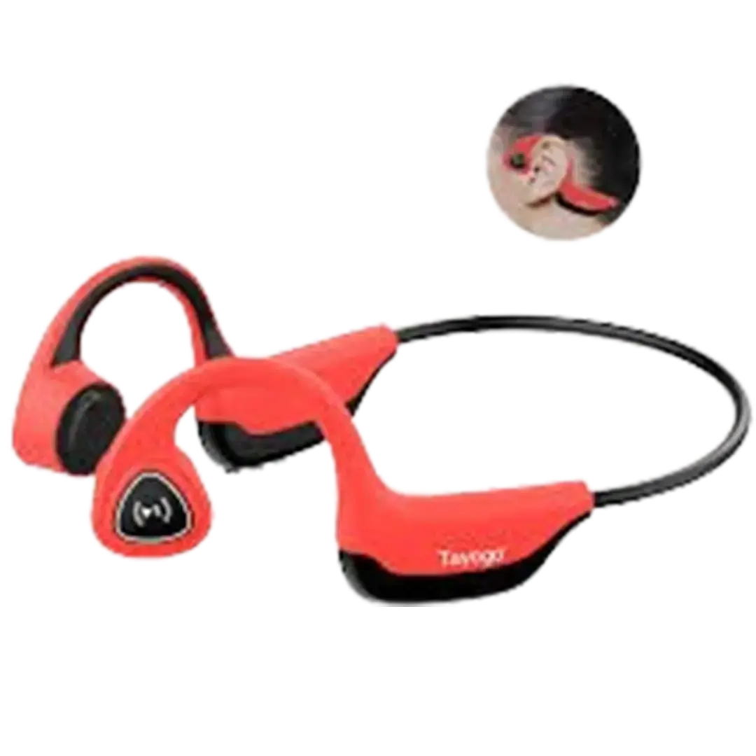 Tayogo S2 bone conduction headphones with a microphone combine comfort with clear sound, keeping you connected during all activities.