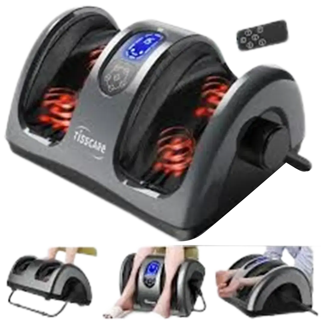With its innovative design, the TISSCARE Foot Massager is acclaimed as the best for boosting circulation, ensuring an unmatched massaging experience for leg and foot health.