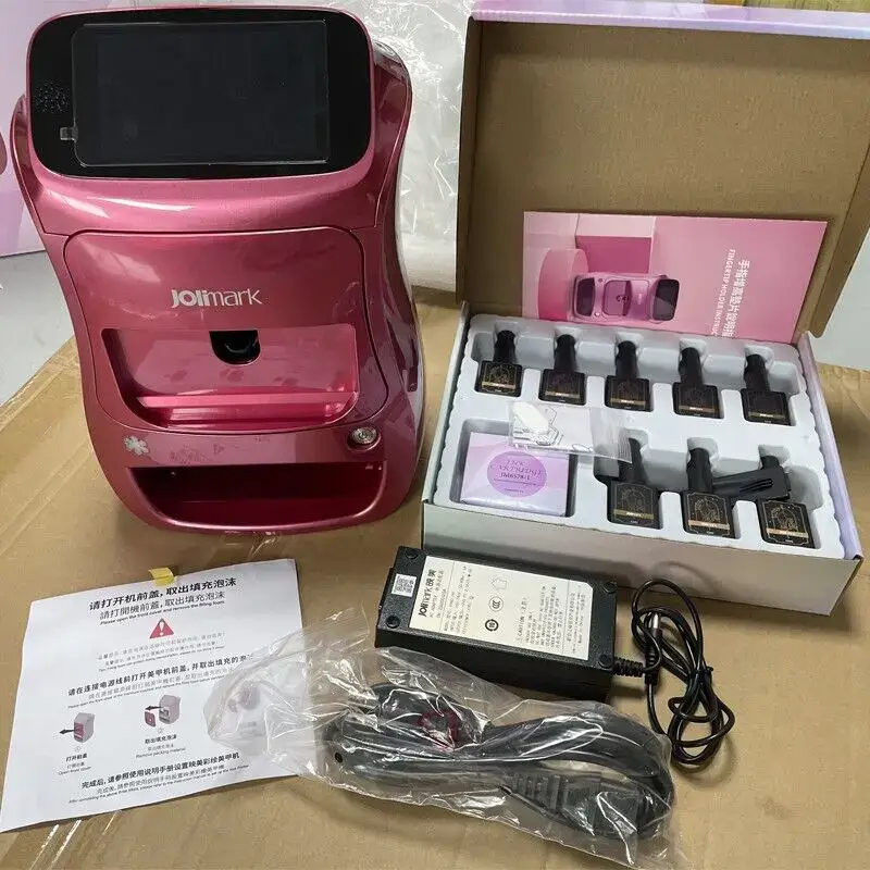 An unboxing of a nail art design printer with accessories highlights the important features to consider when choosing a reliable and high-performing nail art design printer for creative expression.