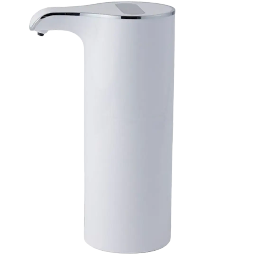 The YIKHOM automatic liquid soap dispenser stands out as a best-rated device, with its pristine white finish and contemporary design.